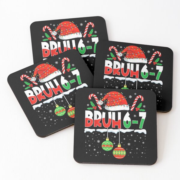Item preview, Bruh 67 Six Seven Meme Gen Alpha Slang Merry Christmas Men designed and sold by Slenaimpaa.
