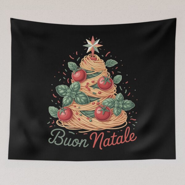 Item preview, Buon Natale Italian Pasta Christmas Tree Xmas For Men Women  designed and sold by TrinaEspinoza.