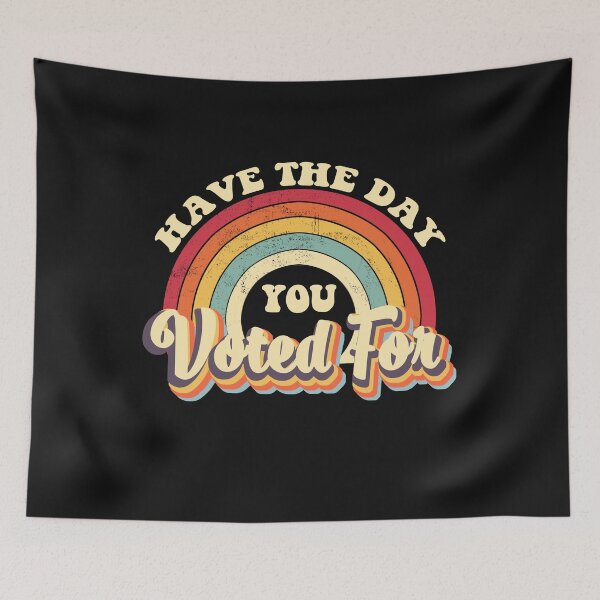 Item preview, Retro Voted For Rainbow T-Shirt designed and sold by LarryMBrown.