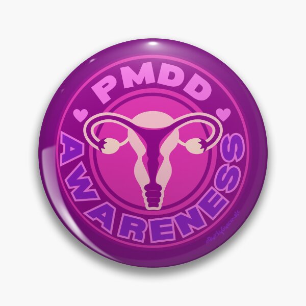Item preview, PMDD Awareness Logo | Pink Purple Womb (Version 1) designed and sold by QuirkyGuacamole.
