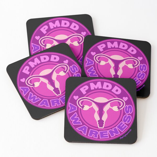 Item preview, PMDD Awareness Logo | Pink Purple Womb (Version 1) designed and sold by QuirkyGuacamole.