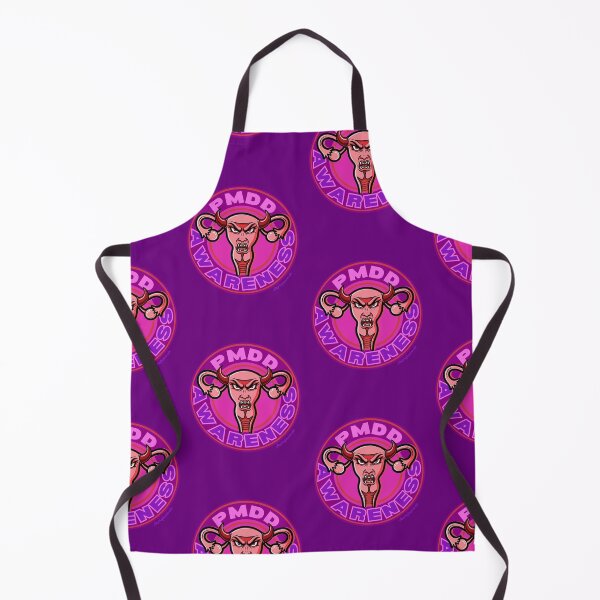 Item preview, PMDD Awareness Logo | Angry Womb with Horns (Version 2) designed and sold by QuirkyGuacamole.