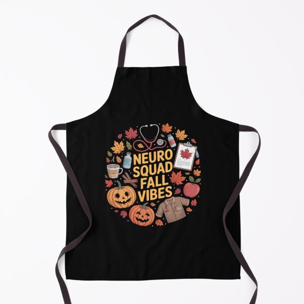 Item preview, Neuro Squad Fall Vibes Neurology Crew Autumn Halloween Bow designed and sold by TrinaEspinoza.