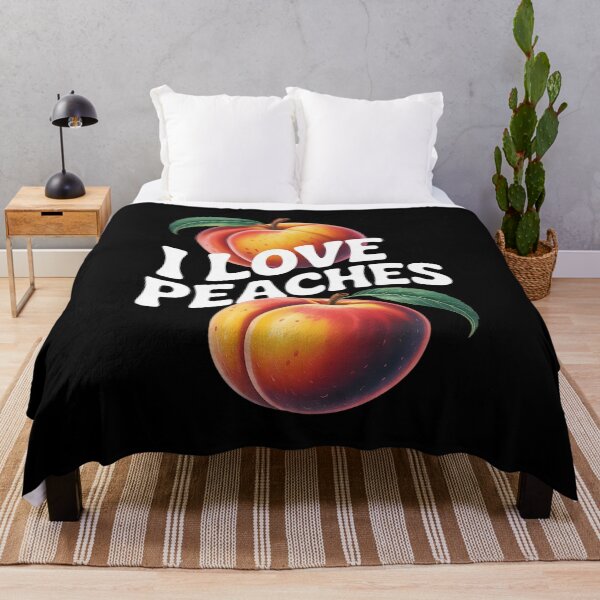 Item preview, I Love Peaches Funny Fruit designed and sold by tabdejinti.