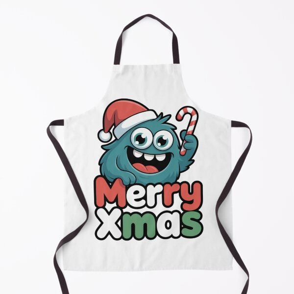 Item preview, Cute Blue Monster Christmas Gift Festive Cartoon Joy designed and sold by chattsuede.