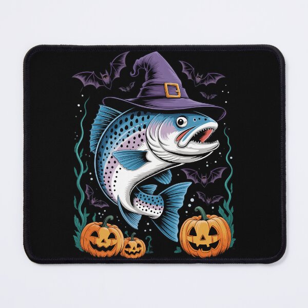 Item preview, Rainbow Trout Fish Halloween Costume Pumpkin Bat Witch designed and sold by TrinaEspinoza.