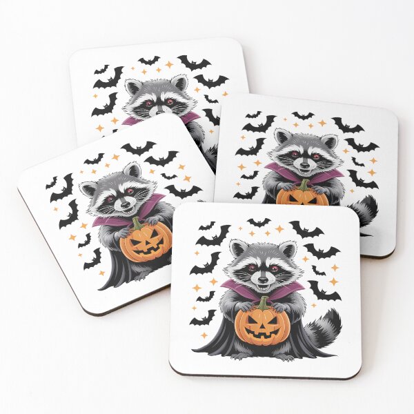 Item preview, Racoon Pumpink Happy Halloween designed and sold by TrinaEspinoza.