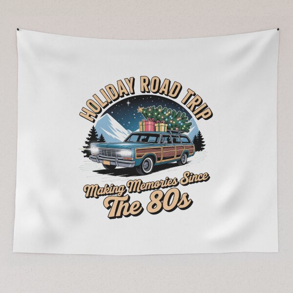 Item preview, Vintage 80s Christmas Family Road Trip Memory Nostalgic Americana Holiday designed and sold by chattsuede.