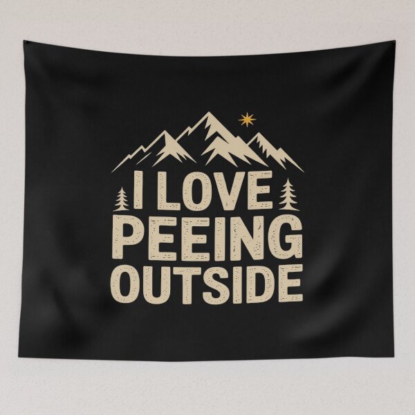 Item preview, I Love Peeing Outside Nature Lovers designed and sold by tabdejinti.