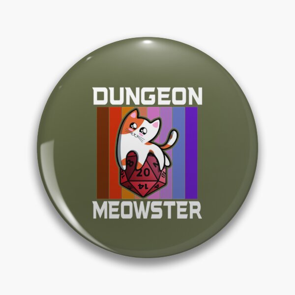 Item preview, Dungeon Meowster Funny Nerdy Gamer Cat D20 RPG   designed and sold by Olivia8899.