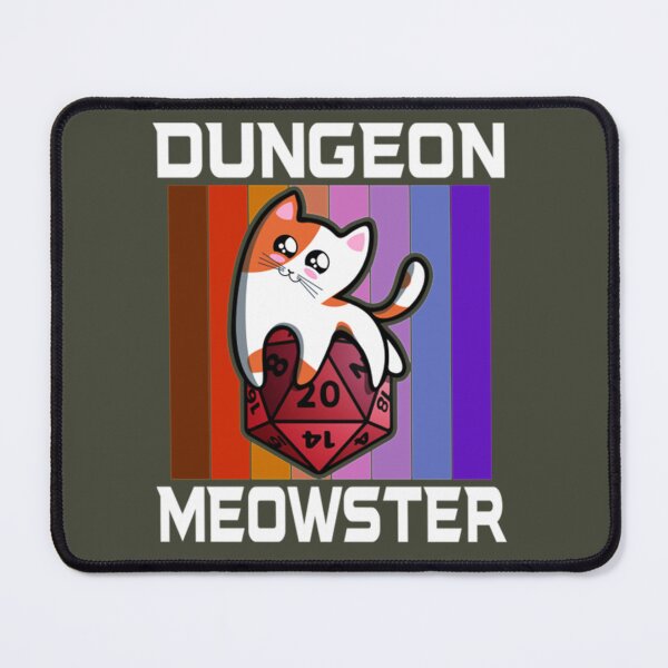 Item preview, Dungeon Meowster Funny Nerdy Gamer Cat D20 RPG   designed and sold by Olivia8899.