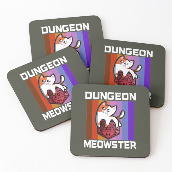 Item preview, Dungeon Meowster Funny Nerdy Gamer Cat D20 RPG   designed and sold by Olivia8899.