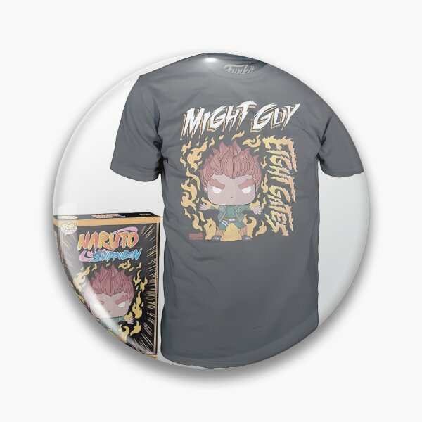 Item preview, Might Guy Funko Pop Tee Naruto Shippuden Flame Attack By Merch, Limited Edition, Perfect Gift For Y designed and sold by luanajardelp.