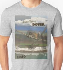 Dover Cliffs 1940 "Battle of Britain Travel Poster" Unisex T-Shirt