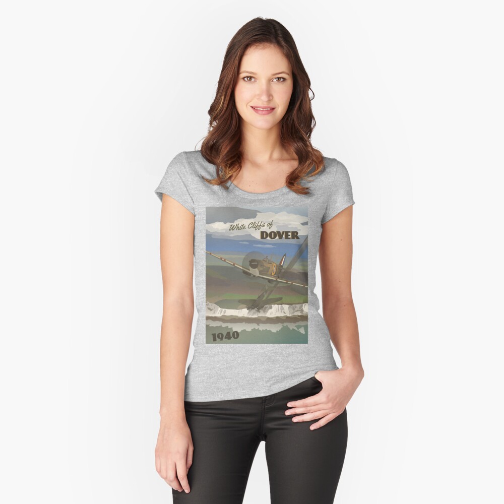 Item preview, Fitted Scoop T-Shirt designed and sold by Grayhanch.