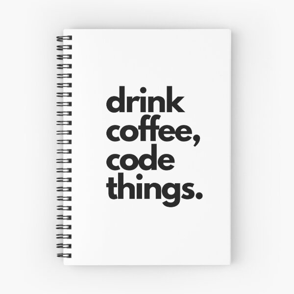 Item preview, Drink coffee, code things designed and sold by sjbitcode.