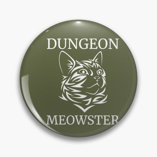 Item preview, Dungeon Moewster Humor Cat Silhouette Quote Fun   designed and sold by Olivia8899.