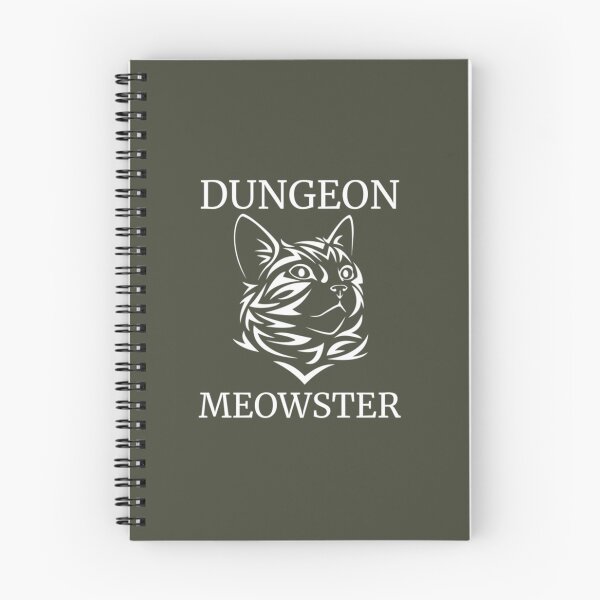 Item preview, Dungeon Moewster Humor Cat Silhouette Quote Fun   designed and sold by Olivia8899.