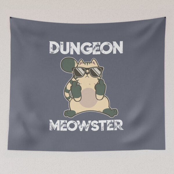 Item preview, Dungeon Moewster Master Cat RPG DM Funny Gift For   designed and sold by Olivia8899.