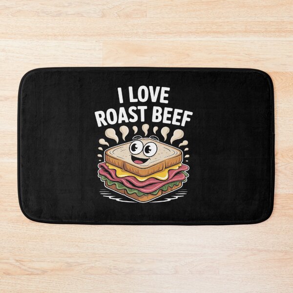Item preview, I Love Roast Beef Happy Sandwich designed and sold by tabdejinti.