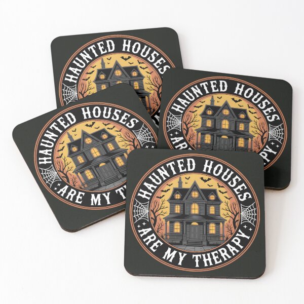 Item preview, Haunted Houses Are My Therapy – Spooky Halloween Design designed and sold by Jollys-ArtShop.