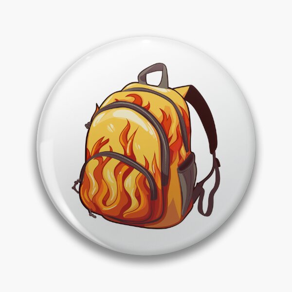 Item preview, Flame Design Backpack designed and sold by New-School-Wave.