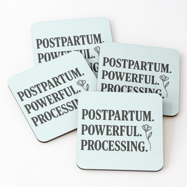 Item preview, Postpartum Powerful Processing – Mental Health Empowerment Design for Moms designed and sold by PapaAli.