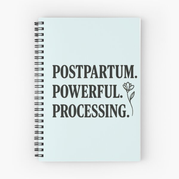 Item preview, Postpartum Powerful Processing – Mental Health Empowerment Design for Moms designed and sold by PapaAli.
