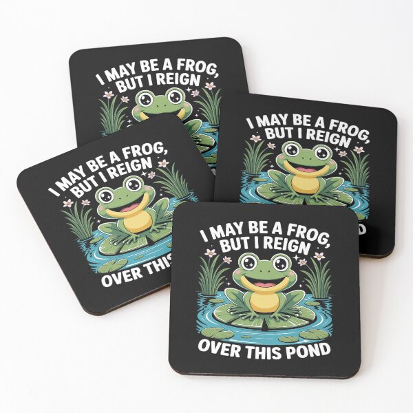 Item preview, I may be a frog but I reign over this pond designed and sold by ticlitule.