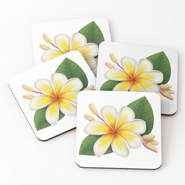 Item preview, Frangipani Bloom Closeup designed and sold by New-School-Wave.