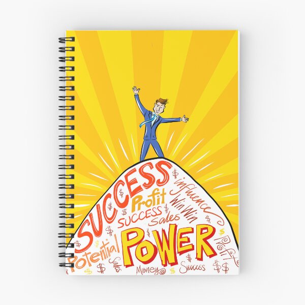Item preview, Man in suit on Mountain of Success designed and sold by Dani Vittz.