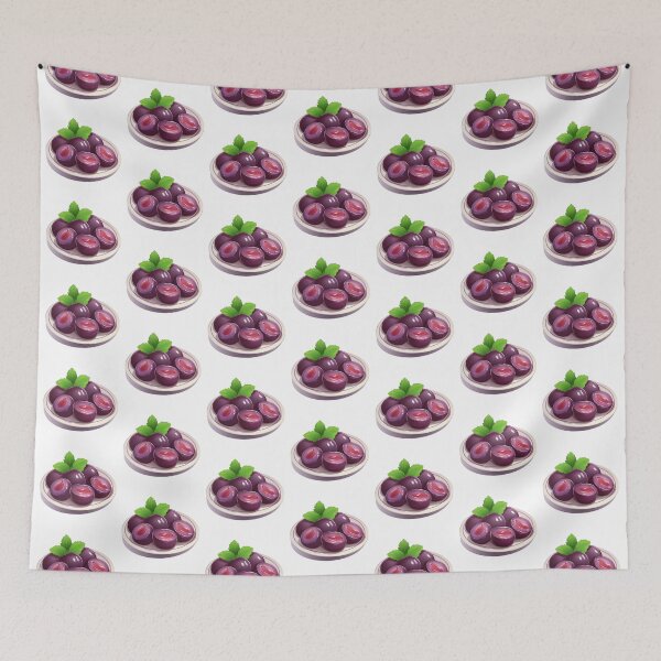 Item preview, Plum Slices Plate Art designed and sold by New-School-Wave.
