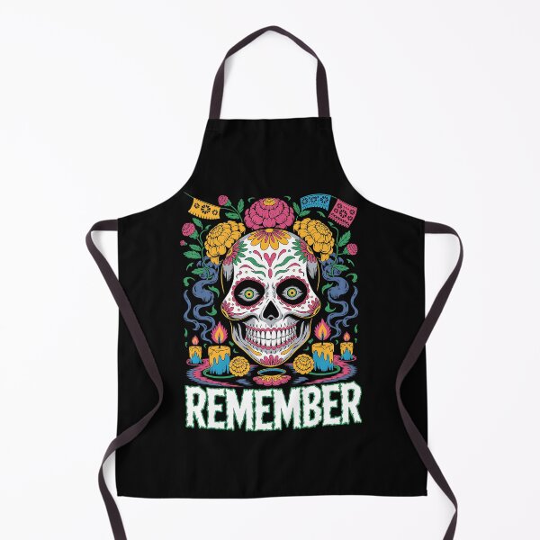 Item preview, Day of the Dead – Vibrant Halloween Sugar Skull Recuerda Calavera designed and sold by Taans-Creation.