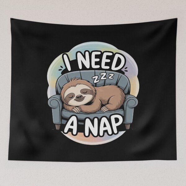 Item preview, I Need a Nap Gentle Hand-Drawn Comfort designed and sold by ticlitule.