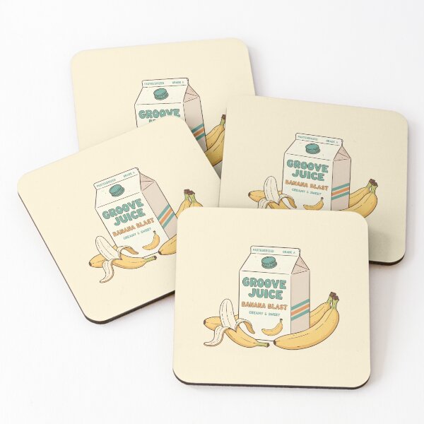 Item preview, Groove Juice Banana Blast | Creamy & Sweet Retro Milk Carton designed and sold by cozy corner co. .