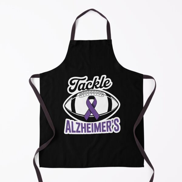Item preview, Tackle Alzheimer's Awareness Football Ribbon designed and sold by TyraYoung.