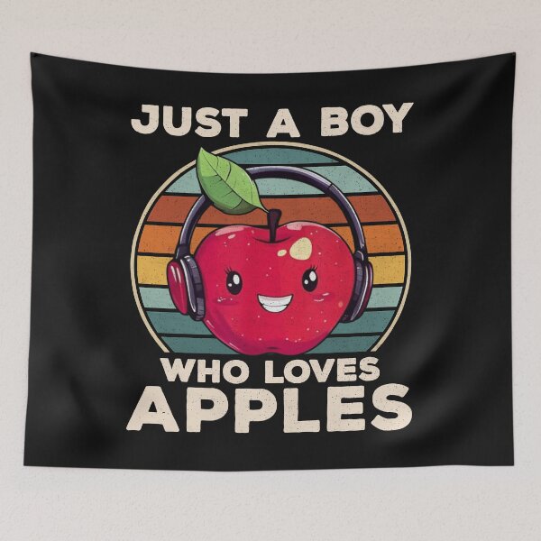 Item preview, Cute Apple Lover Retro T-Shirt designed and sold by TinaMDedrick.