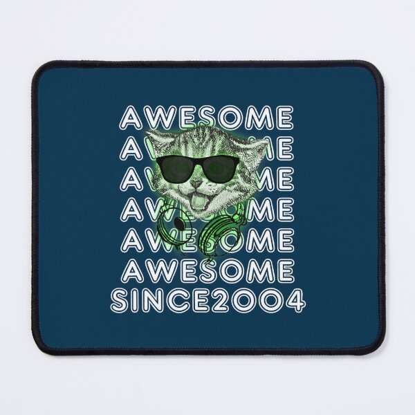 Item preview, 18Th Birthday 2004 Awesome Retro Cat Cat Music Since designed and sold by CailynOmorosa.