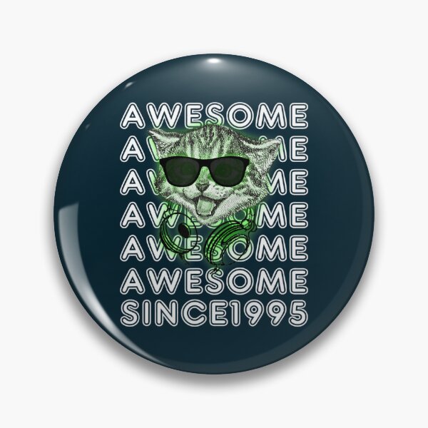 Item preview, 27Th Music Cat Retro Since 1995 Cat Birthday Awesome designed and sold by CailynOmorosa.