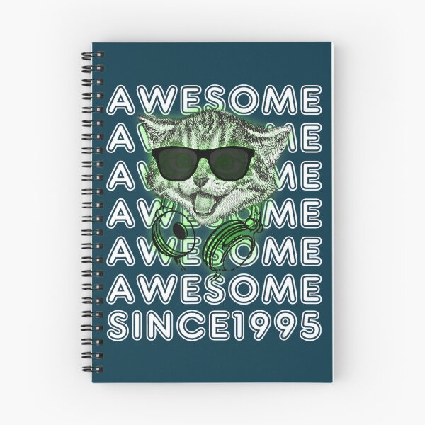 Item preview, 27Th Music Cat Retro Since 1995 Cat Birthday Awesome designed and sold by CailynOmorosa.