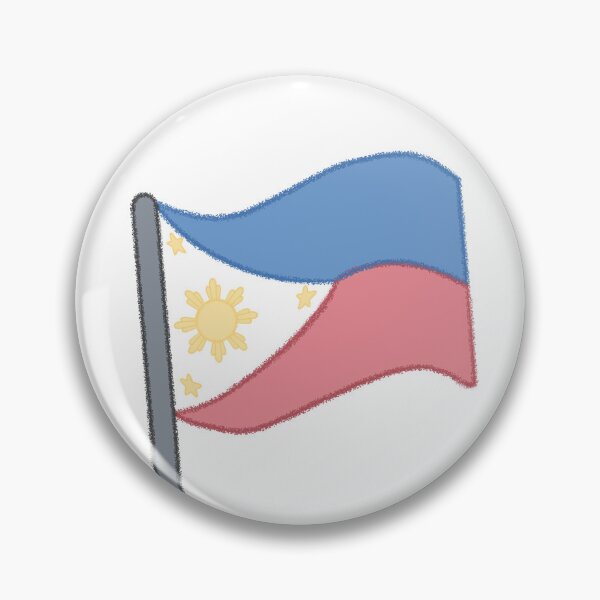 Item preview, Philippine Flag (Pastel Doodle) designed and sold by Creamsoda Club.