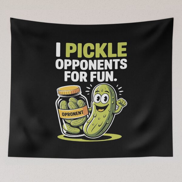 Item preview, I Pickle Opponents For Fun Pickleball designed and sold by ticlitule.