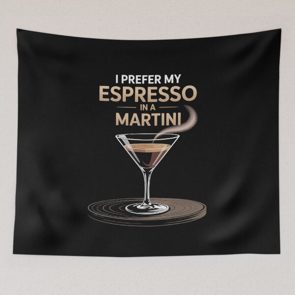 Item preview, I Prefer My Espresso In A Martini Cocktail Caffeine designed and sold by ticlitule.