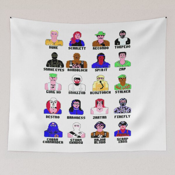 Item preview, C64 G.I. Joe Characters designed and sold by MargueriteNoel.