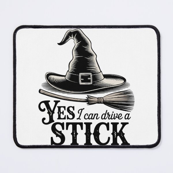 Item preview, Yes I Drive A Stick Halloween Witch Spooky Party Cute Halloween designed and sold by TyraYoung.