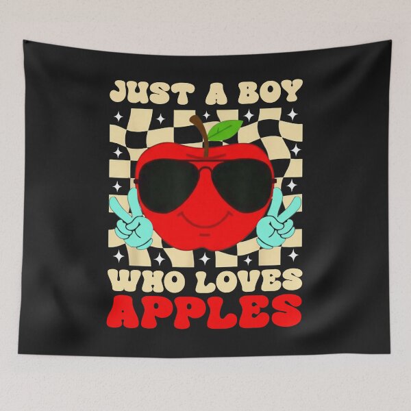 Item preview, Retro Cool Apple Peace T-Shirt designed and sold by TinaMDedrick.