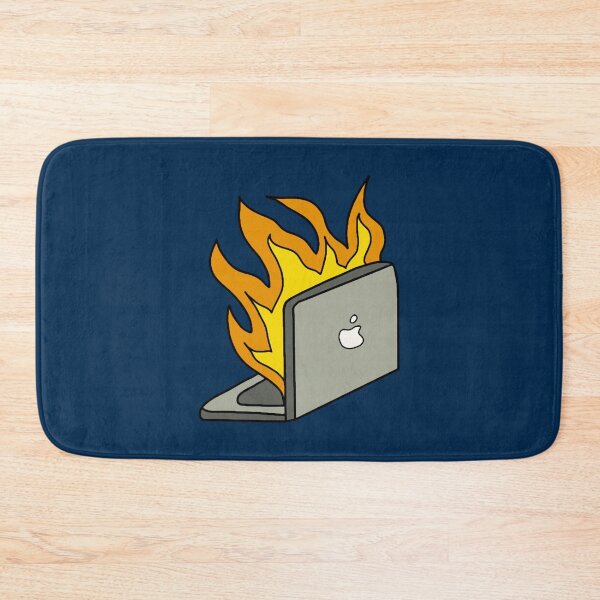 Item preview, Burning Laptop comic art  designed and sold by CailynOmorosa.
