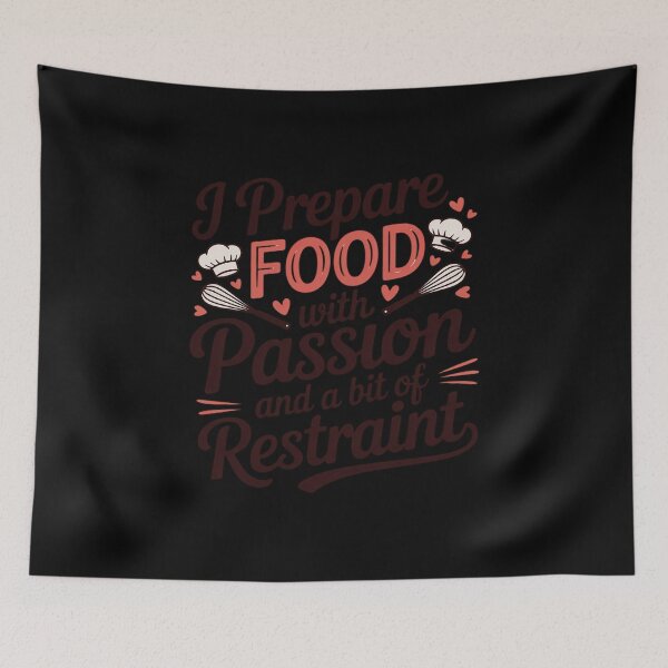 Item preview, I Prepare Food with Passion cool cooking designed and sold by BiellaSar.