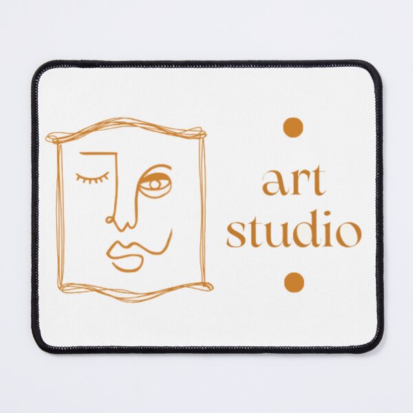Item preview, Modern Art Studio Logo - Earth Tone Aesthetic Design designed and sold by GenZFashion000.