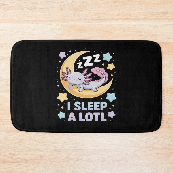 Item preview, I Sleep A Lotl, Cute Axolotl Sleeping designed and sold by BiellaSar.